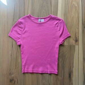 H&M Divided Pink Baby Tee